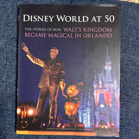 Disney World at 50 Hardcover Book - Picture 1 of 3